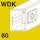 WDK trunking, trunking depth 60 mm