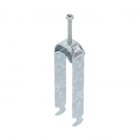 Clamp clip 2056 H-foot, 3-fold, metal pressure sleeve, FT 28 | 34 | 3