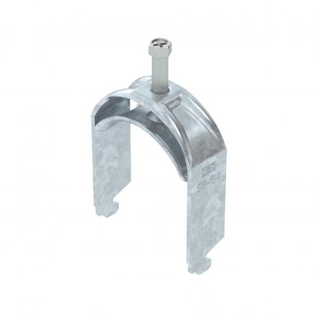 Clamp clip 2056 N-foot, 1-fold, metal pressure sleeve, FT 58 | 64 | 5