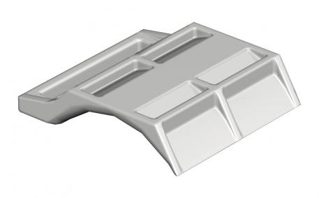 Counter-trough, plastic, universal
