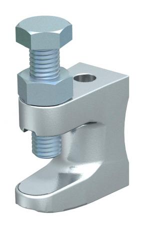 Screw-in beam clamp, with thread