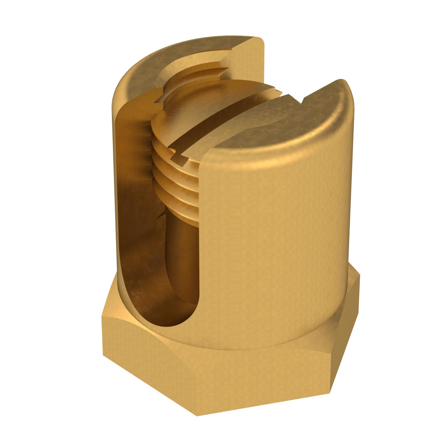 Earthing terminal with fastening thread OBO